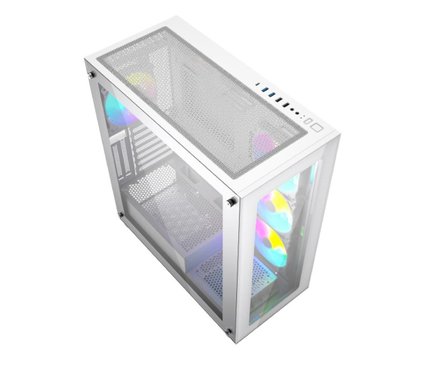 GEMBIRD Midi Tower Fornax X450MAX ATX biała CCC-FC-X450MAX-W - 1184611 - zdjęcie 5